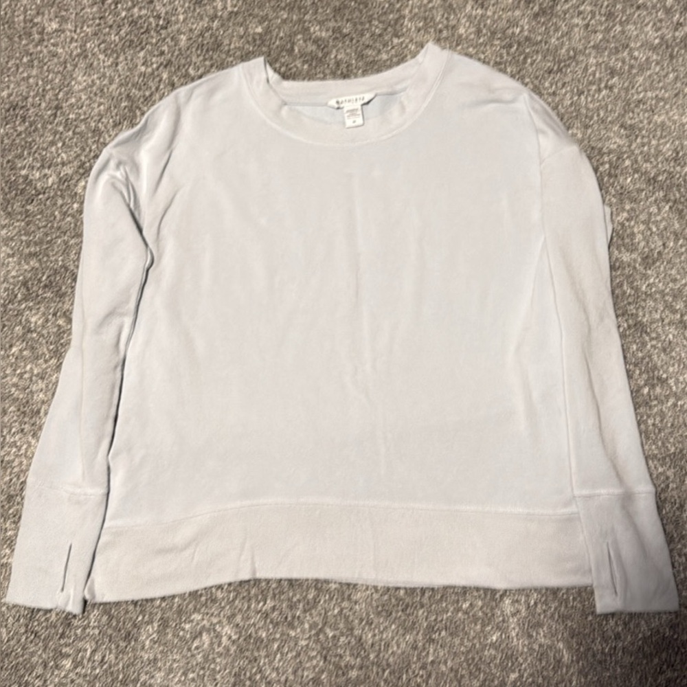 Athleta Light Blue Long Sleeve Sweater Top Women’s Medium